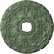 Ekena Millwork Spring Leaf Medallion (Canopies up to 5 5/8"), 19 7/8"OD x 3 5/8"ID x 1 1/4"P, Athenian Green CM19SPAGF - alternate 1